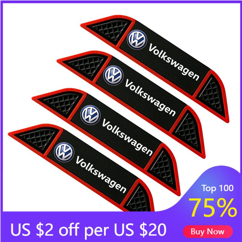 VW GTI GOLF 2026 Hot For VW VOLKSWAGEN Car Door Edge Anti Scratch Protector Stirp Stickers for VW Volkswagen Passat Tiguan Golf