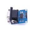 MAX3232 RS232 To TTL Female DB9 Connector 3.3V-5.5V MAX232 Flashing Board TX RX VCC GND RS232 To TTL Brushboard MAX3232 Chip
