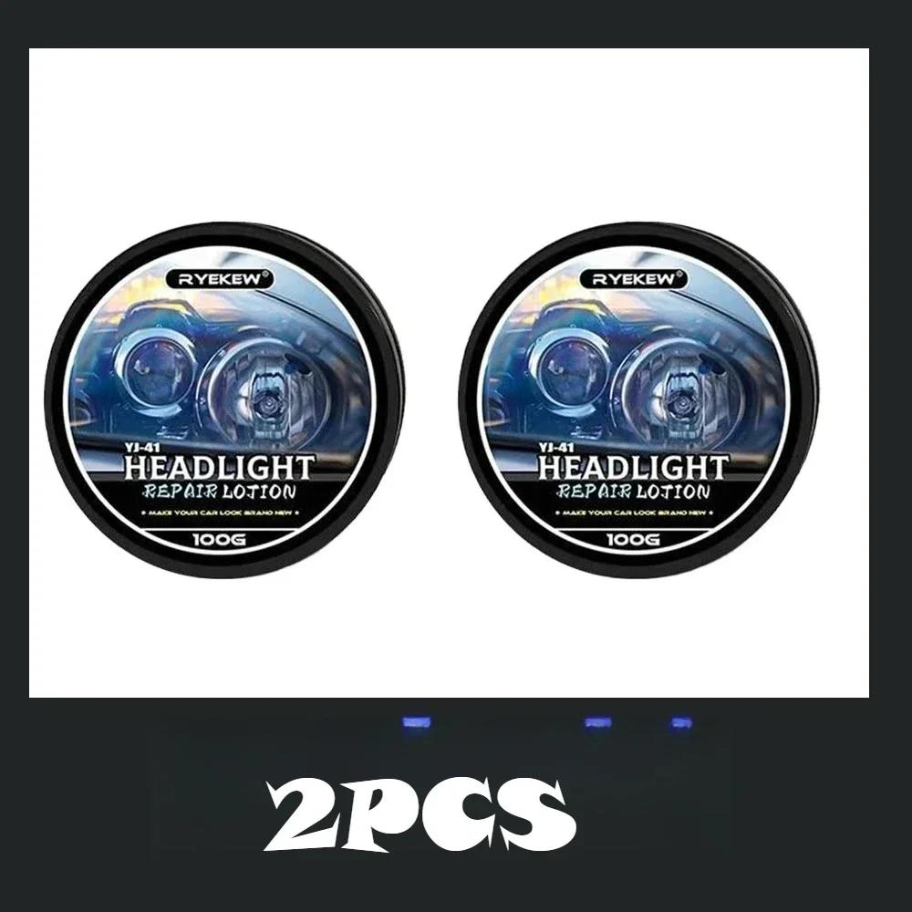 YC19 Auto Scheinwerfer Restaurierungs Poliersets Scheinwerfer Kratzerentferner Reparatur Reinigungspaste Entfernt Oxidation Scheinwerfer Poli