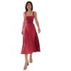 European & American Women's Summer Dress with Thick Straps and Slim Fit Waist