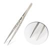 New Designed Isolation Lash Extension Tweezers High Precision Stainless Steel Curved Tip Tweezers Quick-Separator Makeup Tools