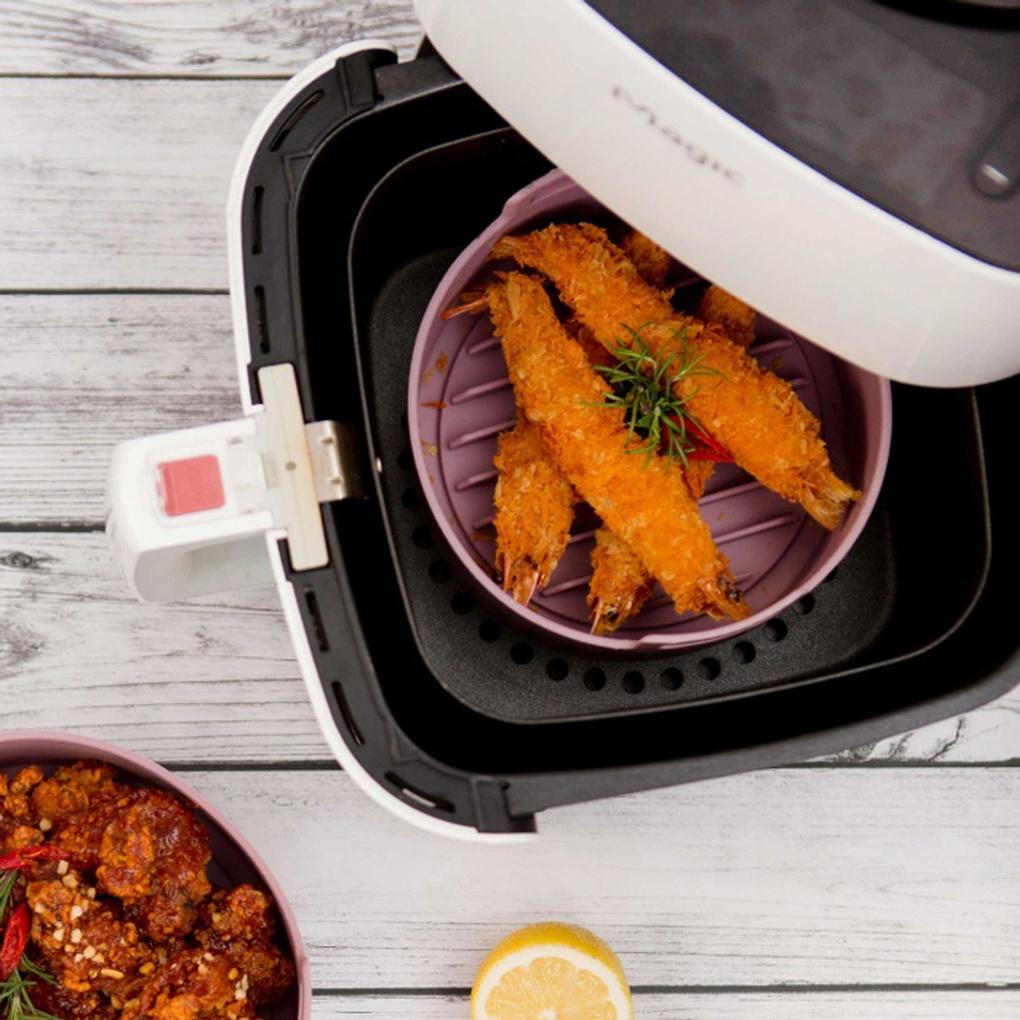 

Domestic Air Fryer Silicone Container (Small) - 2 colors pink
