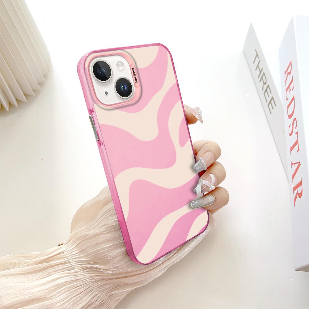 Fashion Colorful Sliver Double Sided Phone Shell Soft Edge Hard Case Full Cover Shockproof Phone Casing for Samsung A16 A55 Xiaomi Redmi 14C Poco C75