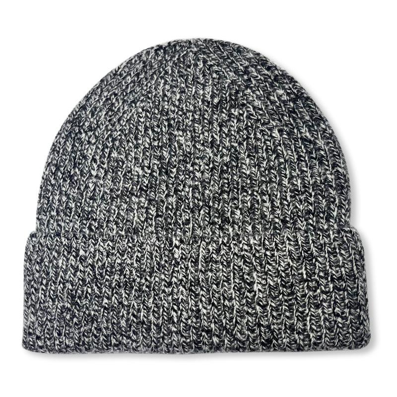 Classic Ribbed Knit Beanie-Unisex 100% Wool Hat for Autumn/Winter Business & Travel One Size Fits Most