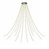Christmas Tree Topper Light with and Star, Multicolor Cascading Lights, Low Voltage Tree Decoration