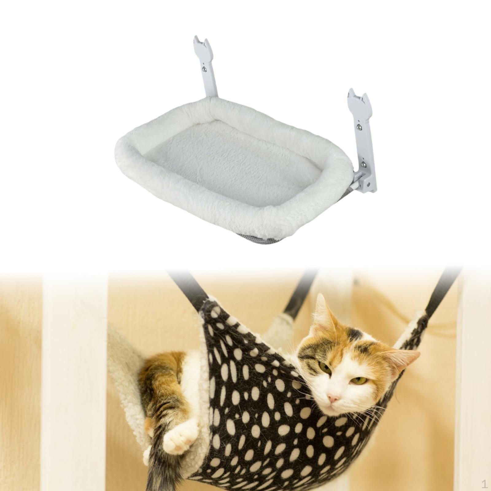

Присоска для кошек, гамак, кровать с приподнятым основанием для кошек и котят, складное подвесное гнездо 30x52cm