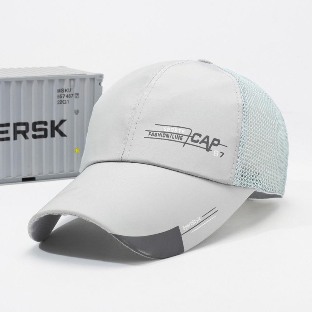 Wide Brim Mesh Baseball Cap Breathable Hip Hop Hats Unisex Sun Visor Hat  Summer