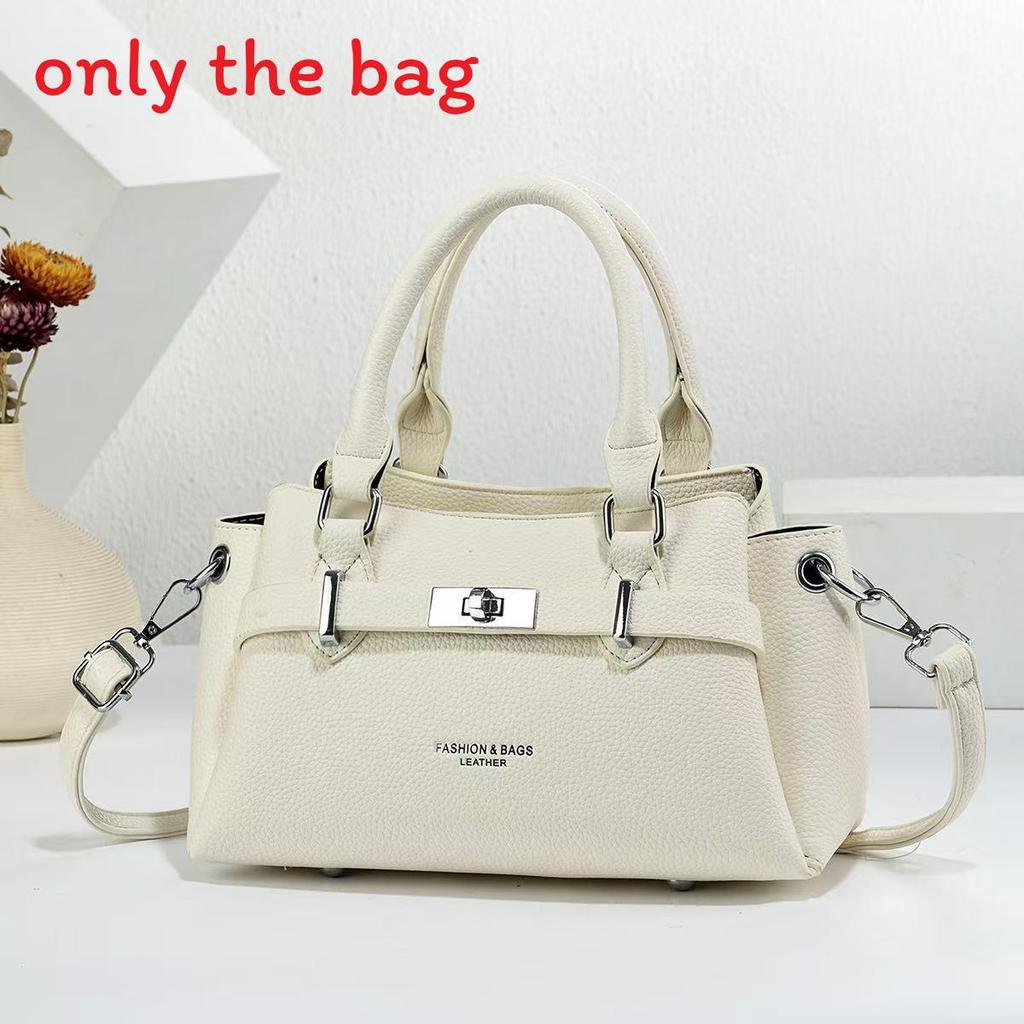 Pu Material Handbag For Casual Travel With Zipper Closure And Inner Pocket