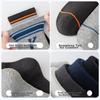 MIIOW 5 Pairs of Men's Socks, Summer Jacquard Mid-Calf Socks, Striped Letter Fashion Cotton Socks, Men's Athletic Long Socks