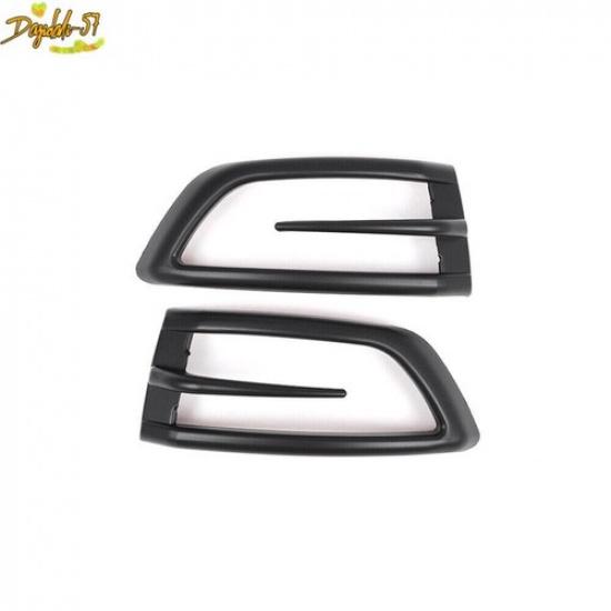 For Ford Ranger 16- Matte Black Rearview Mirror Turn Light Lamp Cover Trim