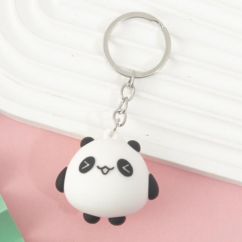 Sichuan Panda Bamboo Keychain Ornament: Cute Chengdu Zoo-Inspired Small Gift