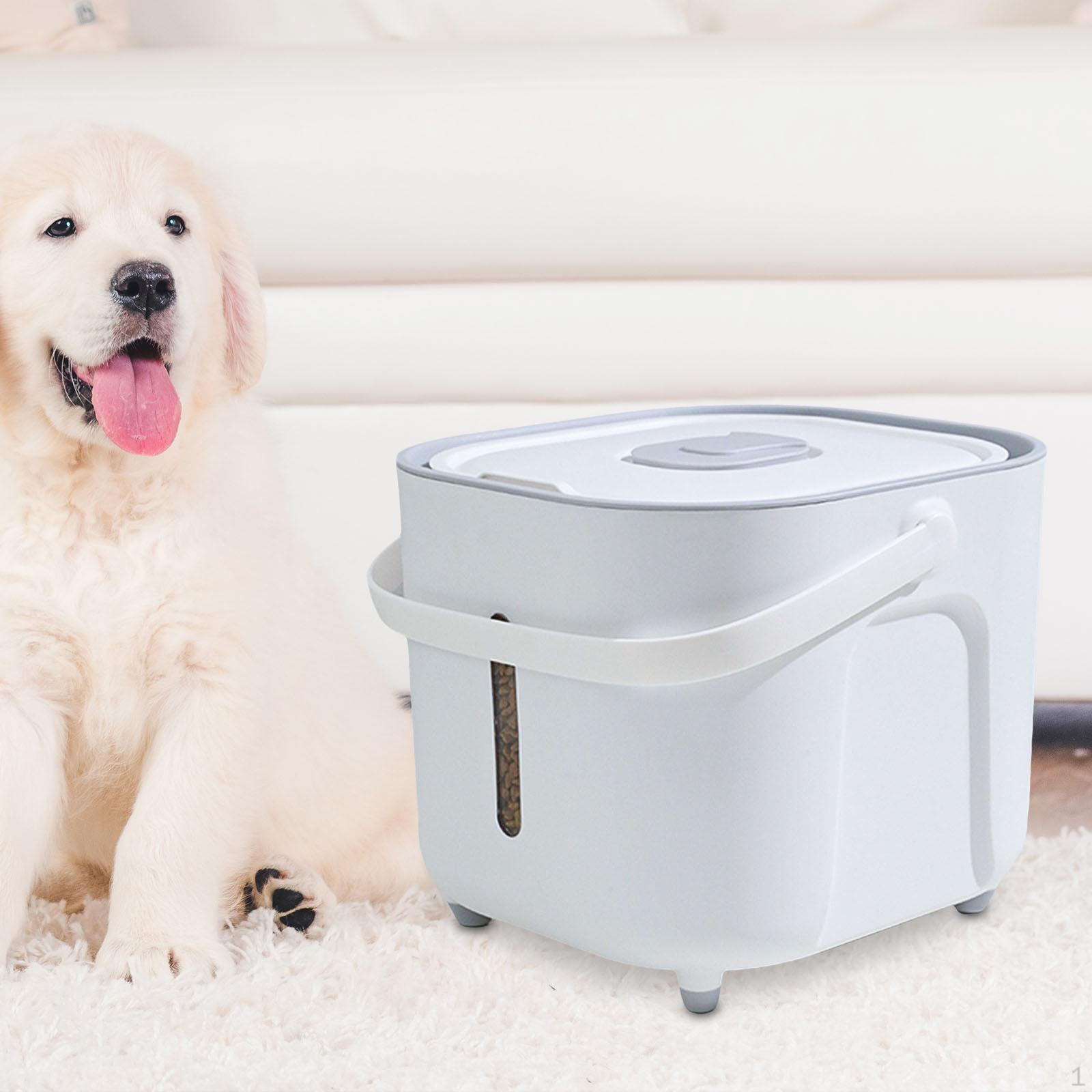 

Контейнер для хранения корма для собак и кошек, герметичный, многоцелевой, для щенков S