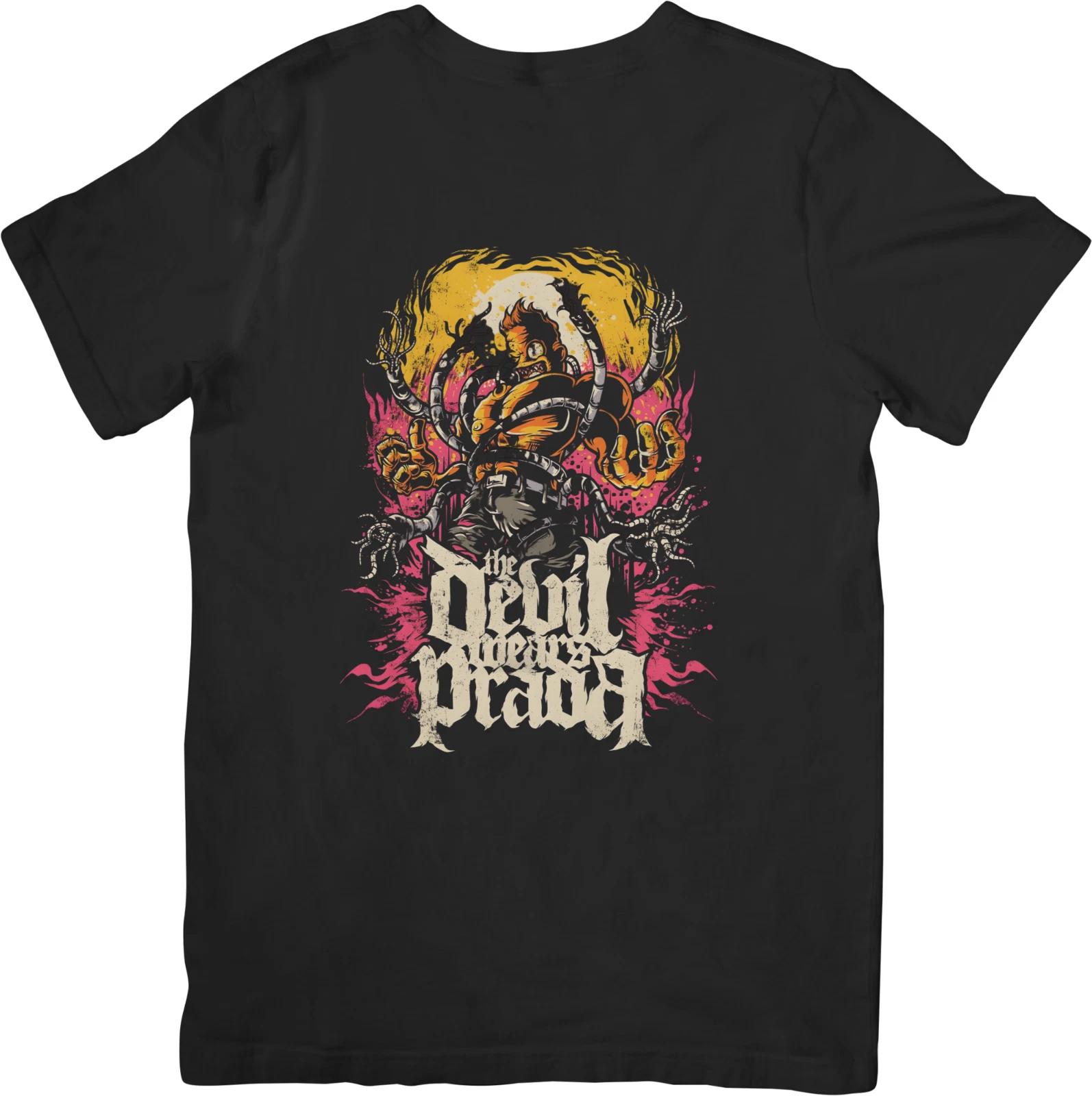 

The Devil wears Prada Music Fit for Men & Women Quality Cotton T-Shirt Black M