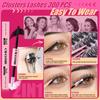 DIY Segmentierte Cluster-Wimpern D-Schwung Gemischtes Pack 300 Cluster Große Kapazität Natürliche Dichte Wimpern
