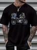 Summer Unisex Versatile Tshirt Graphic Print Short Sleeve Streetwear Casual Fashion Pure Cotton Apparel Tshirt