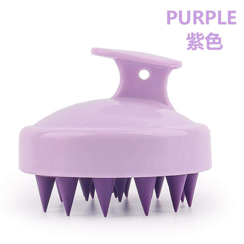 Hair Washing Comb with Handle, Soft Rubber Hair Washing and Massage Comb, Scalp Cleaning and Massage Brush, Hair Washing Brush