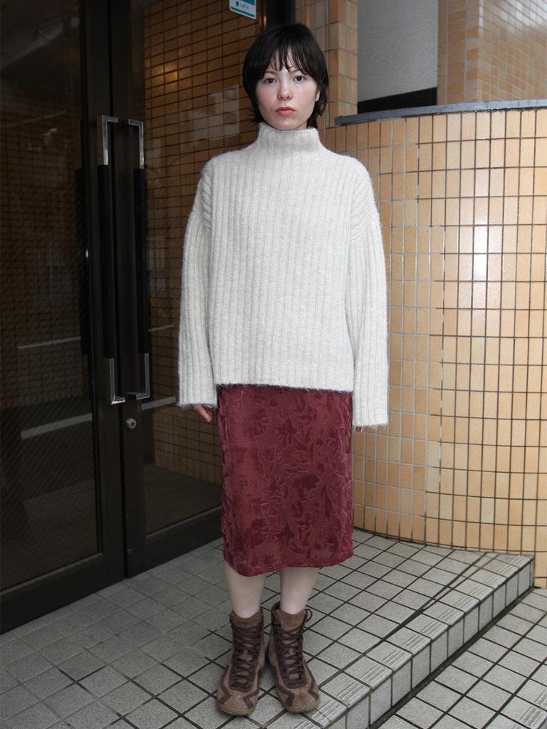 Nuanu Hove Skirt_Wine