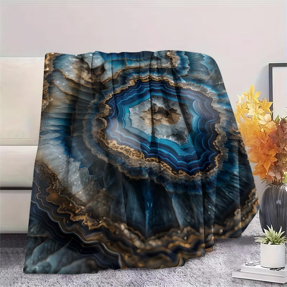 1 pièce Couverture en Flanelle Imprimée Dessin Animé, Haute Qualité Confortable pour Toutes les Saisons, Décoration de Maison, Chaleur et Confort, Parfait pour un Cadeau de Noël ou d'Anniversaire