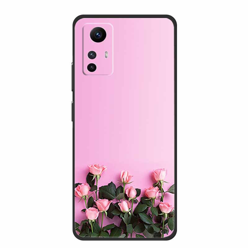 For Xiaomi Redmi Note 12S Case Cool Animals Soft Silicone TPU Phone Case for Redmi Note12S Luminous Butterfly Shockproof Fundas