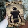 Oakbrook American Football Tin Sign Breakaway Design Sports Decor Man Cave Wall Art