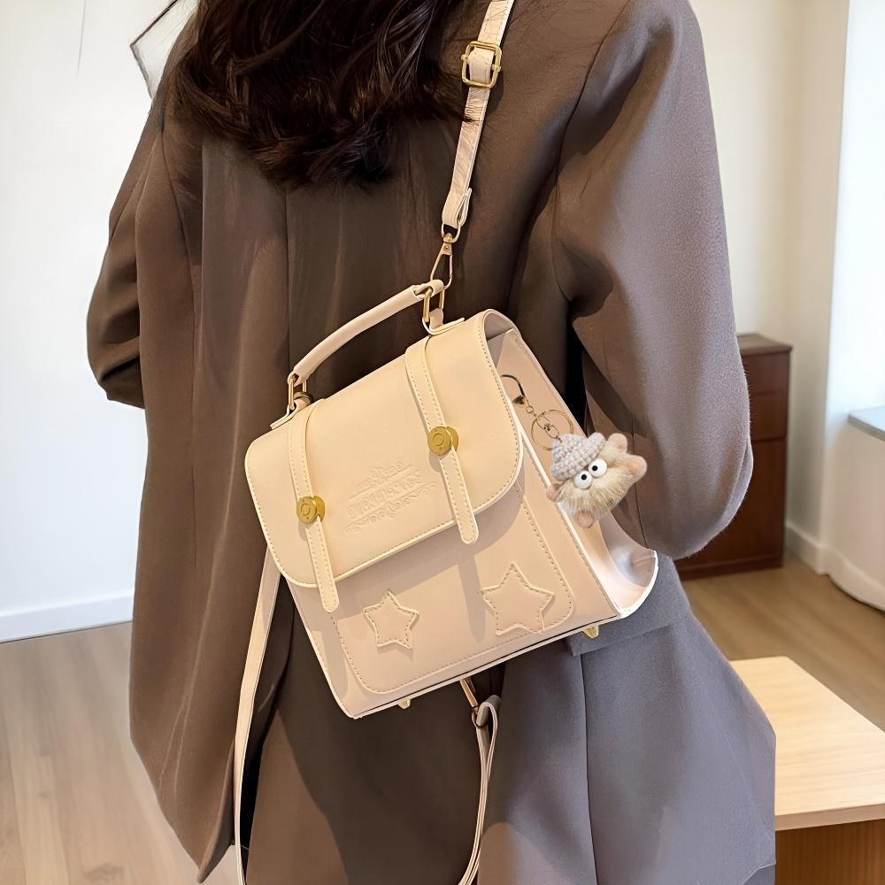 Japanese Backpack Women's Backpack Niche Design Bag 2025 New Trendy Fashion Versatile Messenger Bag Handbag