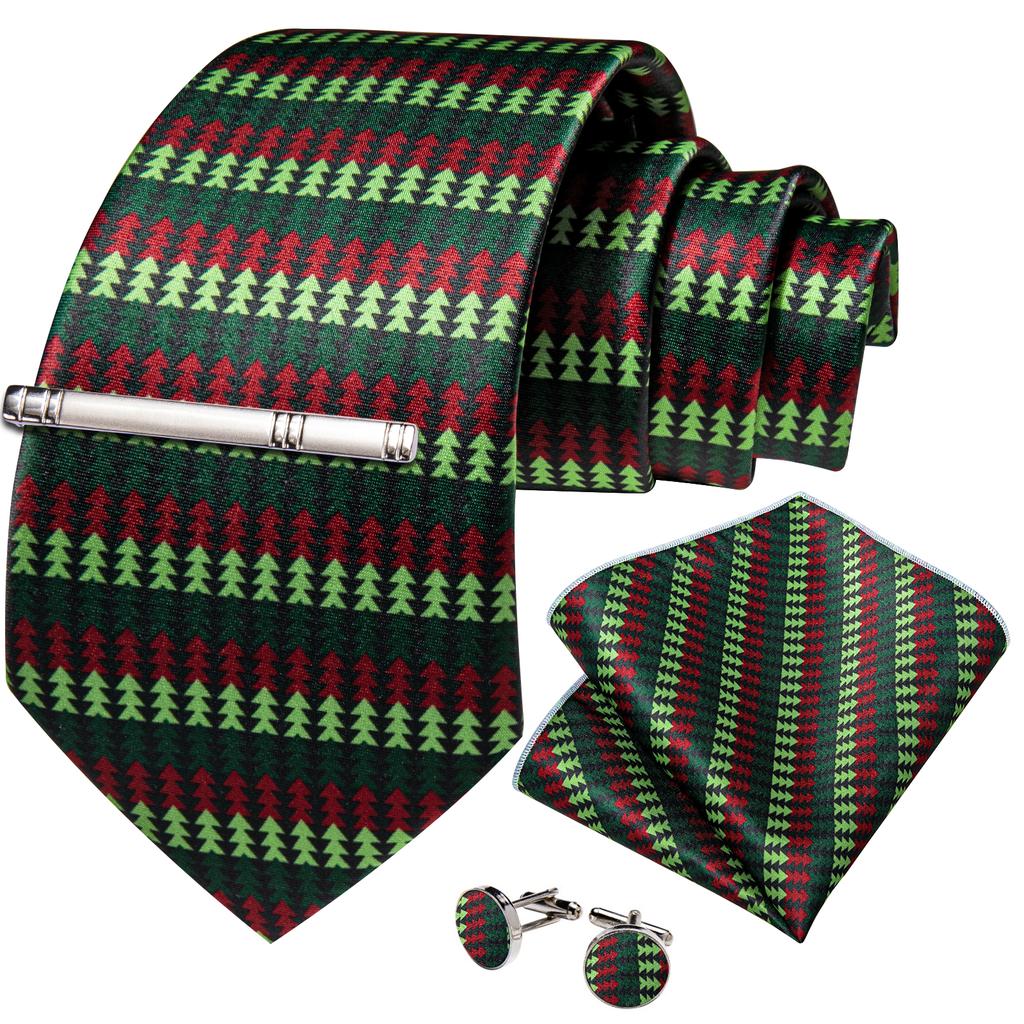 US Slik Mens Tie Clip Set Purple Striped Necktie Pocket Square Cufflinks Wedding