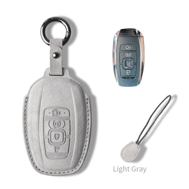 Interior Mouldings For Ford Raptor F150 Edge Fusion Mustang Explorer F150 F250 F350 Mondeo Suede Car Key Case Cover Protector Sh