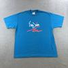 Vtg San Juan Puerto Rico Shirt Mens XL Teal Blue Single Stitch Unisex T-Shirt
