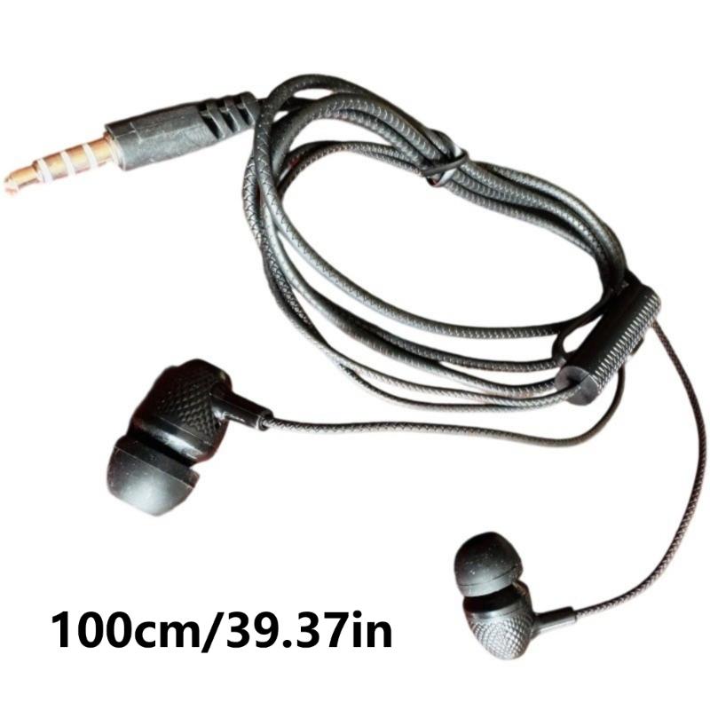 In-Ear Headphones with Microphone Corded Stereoed Earbuds with Noise Reduction and 3.5mm Connection