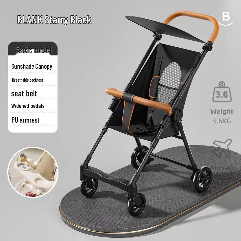 Compact Folding Baby Stroller: Lightweight, Travel-Friendly & Airline Approved
