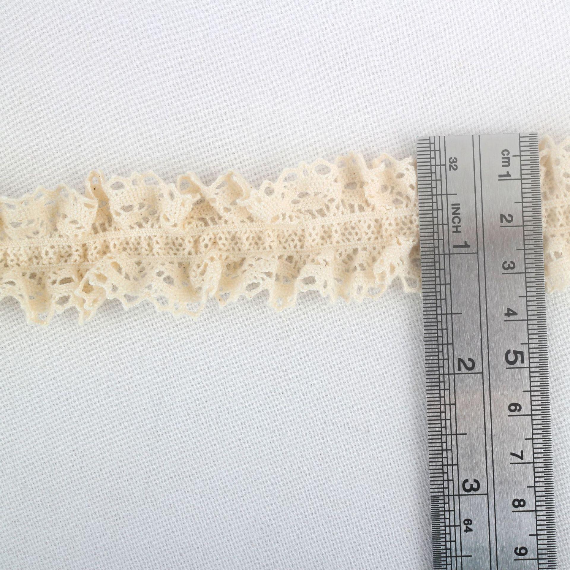 

Хлопковая нить Эластичное кружево Ажурное Чистый хлопок Одежда Носки Юбка Эластичная Кукла Кружево Ручная работа DIY Аксессуары для одежды 0513
