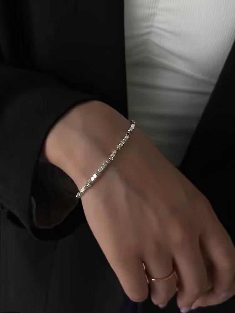 Collier ras du cou haut de gamme Galaxy argent perle pour femmes: Design unique Printemps/Été