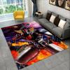 Retro Cartoon UFO Robot Grendizer Anime Carpet Rug for Bedroom Living Room Sofa Doormat Home Decor,Kid Game Area Rug Non-slip