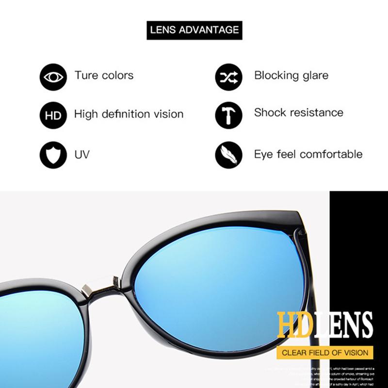 Retro Eyewear UV400 Anti Glare Plastic Gafas Luxury Sunglasses Oculos Women Cat Eye Classic Sun Glasses Outdoor Accessories