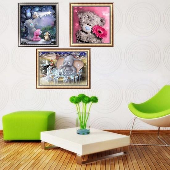 5D Diamond DIY Painting Home Decor Horse Parrot Cross Stitch Kit