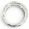 Great TIFFANY&Co. Ring ring 1837 Narrow Ring Medium Silver 925 Women Used