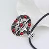 Pentagram Pentacle Satanic Satan Devil Occult Magic Demon Goth Rock Unisex Supernatural Necklace Pendant Vintage Protect Witch Talisman Health Jewelry