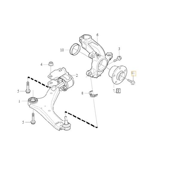 30640878 Half Shaft Screw 30741287/30670602/30640878 Gm For Volvo S40 V40 S80 V70 S60 XC70 C30 V50 XC90 S60L XC60