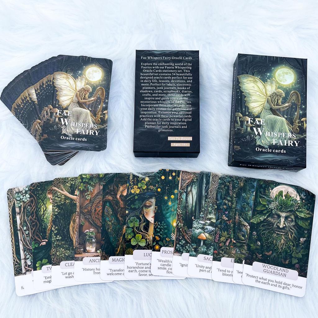 Fairy Whispers Oracle Cards: Oracle Cards for Beginners, Nature Whispers Oracle Cards, Magic and Mystical Forces to Inspire and Guide You.
