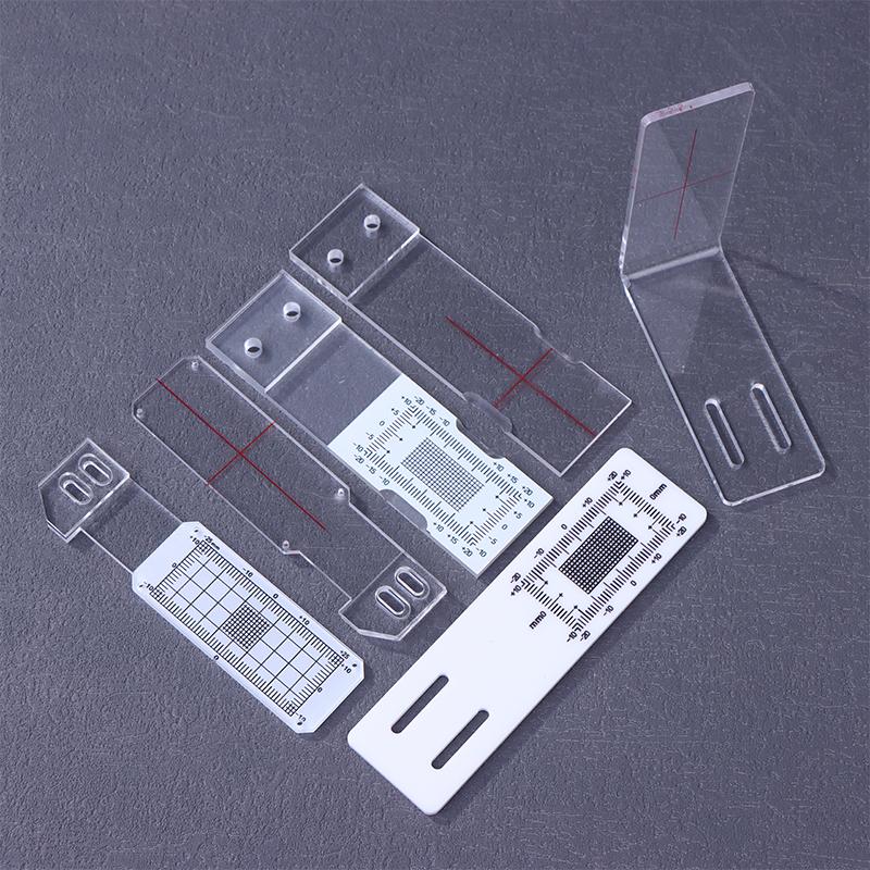 Clear Acrylic Crack Gauge Monitor Accurate Crack Monitoring Record Tool Crack Measuring Instrument For Monitoring Wall Cracks