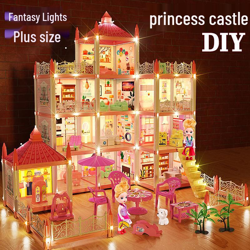 

DIY Miniature Cabin Villa Building Blocks Toy Set