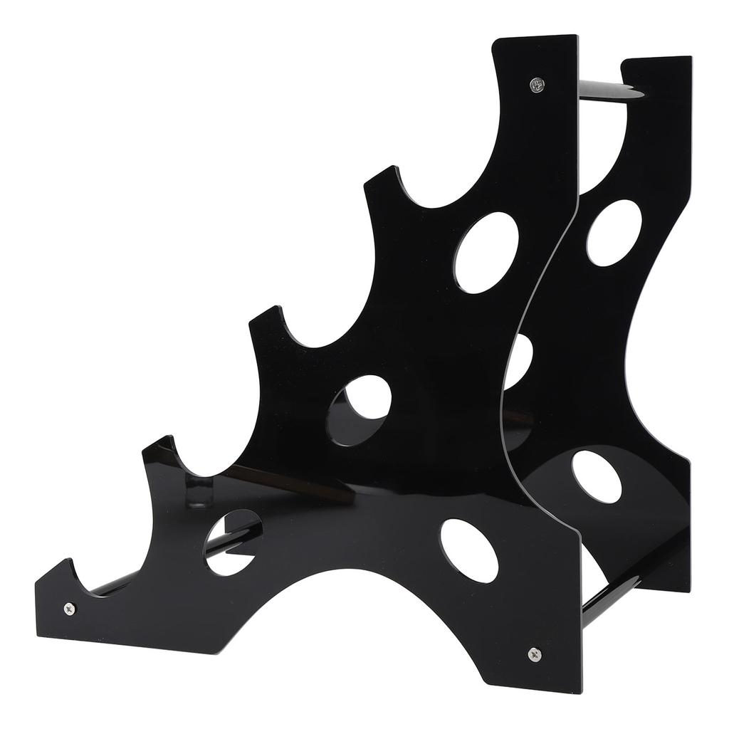 Acrylic Sword Display Stand 4 Tier Versatile Desktop Sword Display Holder for Home