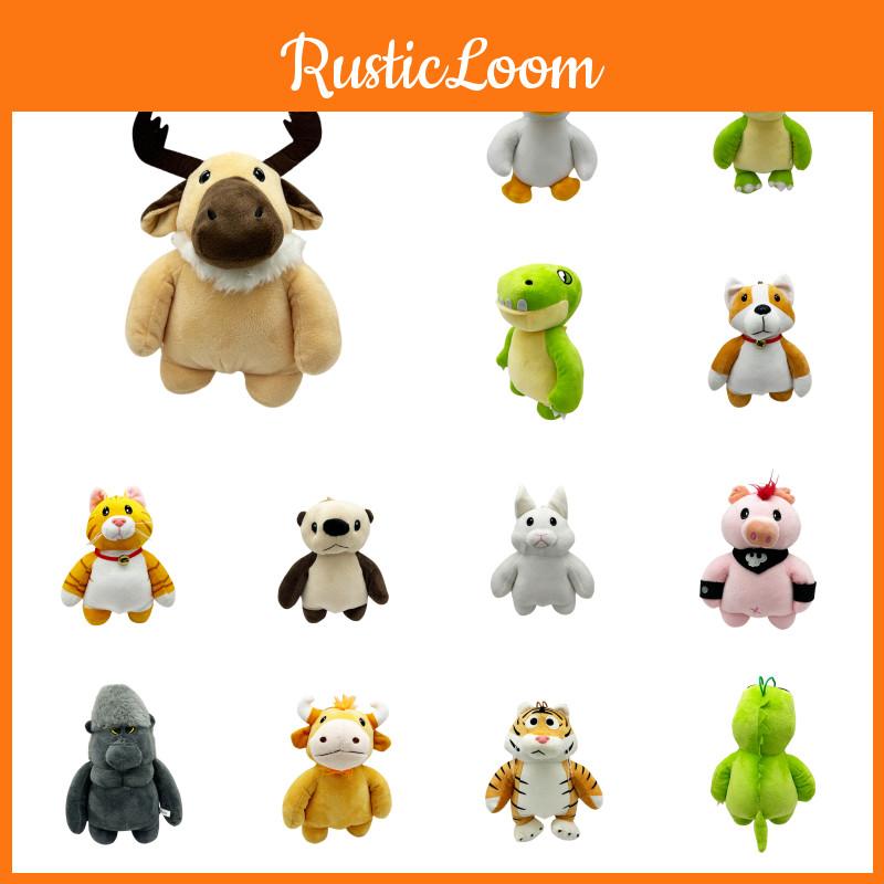Party Animals Plush Stuffed Violent Beasts Unique Cartoon-style Wild Animal Toys