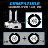 D3S 2Pcs 4300K Car Headlight Ultra Bright Xenon Bulb High Focus IP68 Waterproof HID Lamp