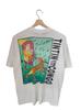 90er Jahre Vintage Tim und Struppi im Kongo Tim und Struppi Abenteuer Tierwelt Cartoon Anime Film / Tim und Struppi Tierwelt Leopard Tim und Struppi hauchdünn Weißes T-Shirt
