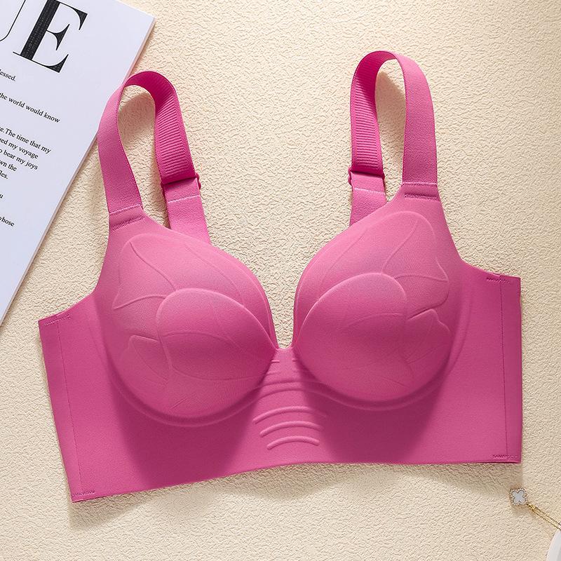 Plus Size Seamless Shaping Bra: Slimming with Side Support & Anti-Sagging