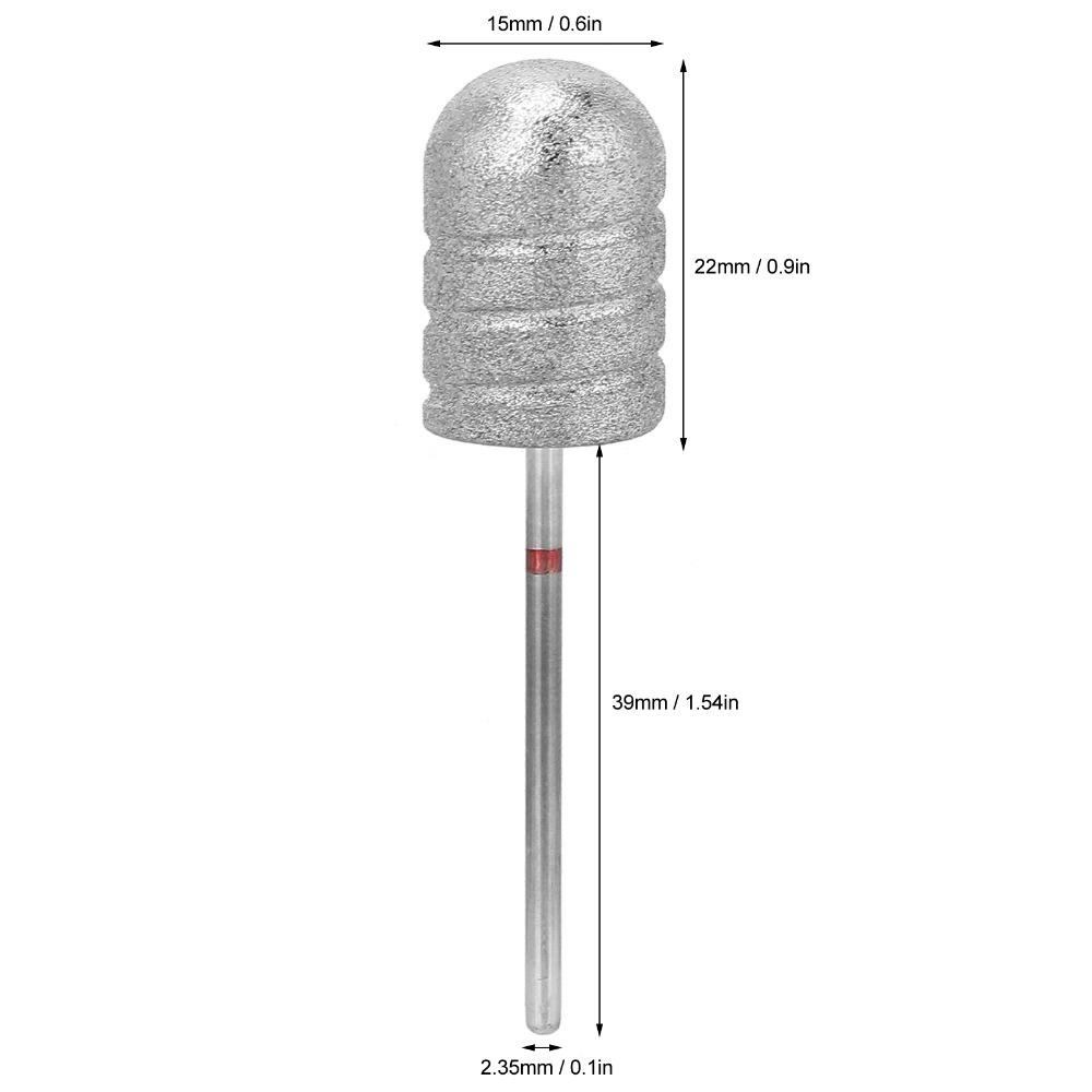 Stainless Steel Foot Callus & Dead Skin Sanding Cap  For Callus Removal B3F