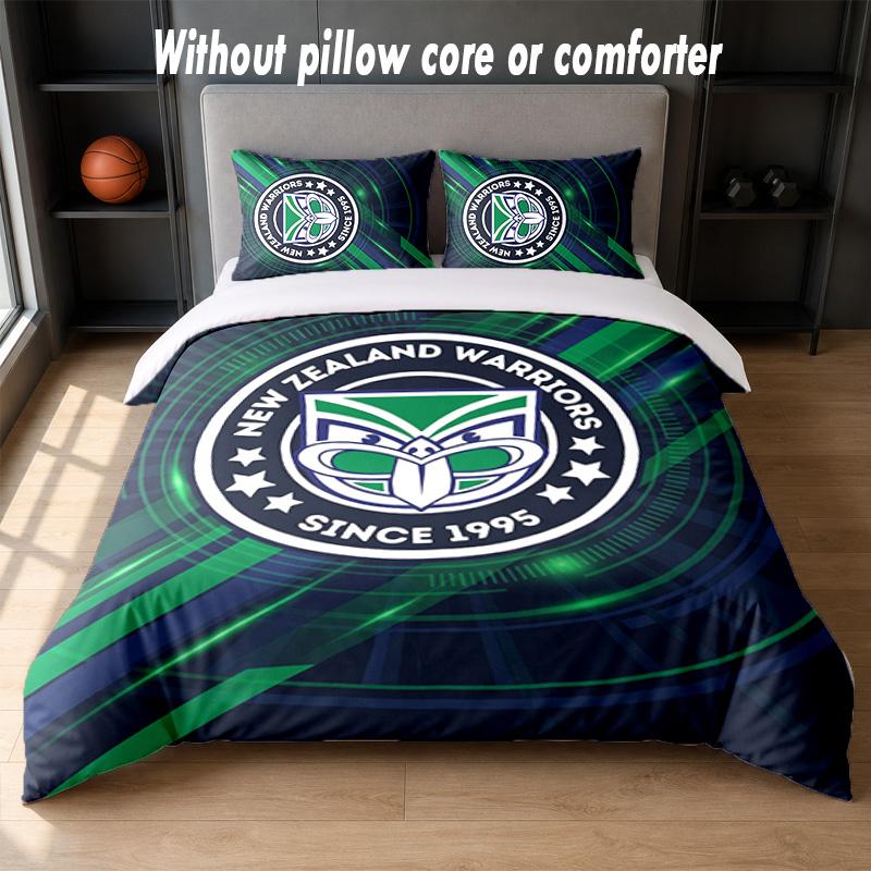 Wigan Warriors Design Bed Bedding Set 1 Duvet Cover + 2 Pillowcases Soft Breathable Household Bed Linens