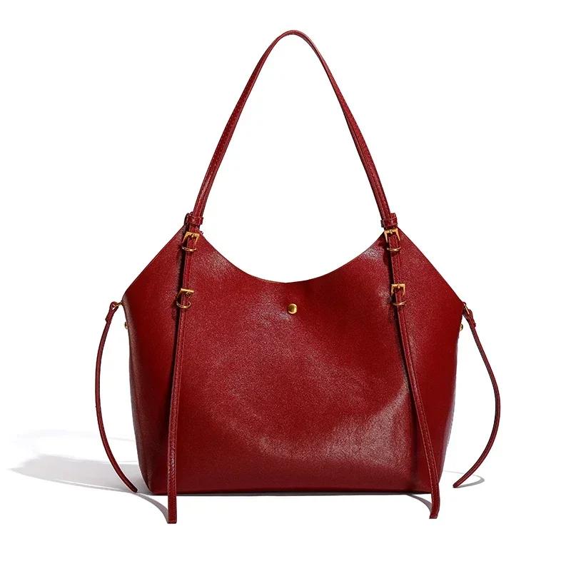 Pevné PU Světlé Pokročilé Tašky přes rameno  velká velikost zralá taška  Módní trend  Zralá na dojíždění do práce vysoce kvalitní taška