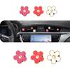 6 PCS Cute Daisy Flower Air Vent Clips, Mini Flower Car Air Conditioning Vent Clip, Cute Car Interior Dashboard Vents Decoration, Universal for Most